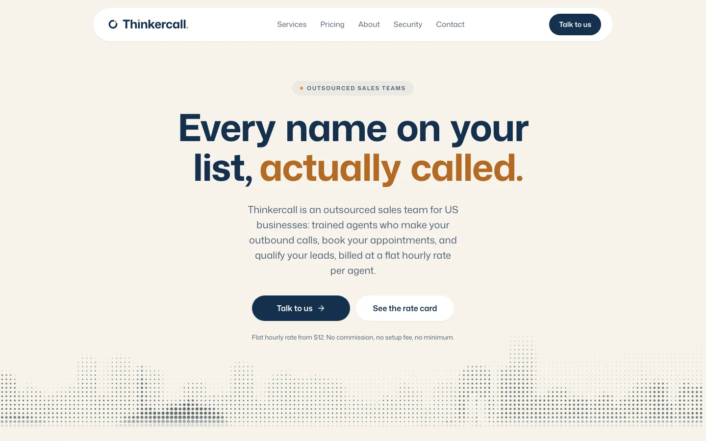 Thinkercall website